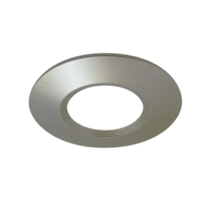 Halo JBD4TRMSNB 4" Round Baffle Trim in Satin Nickel
