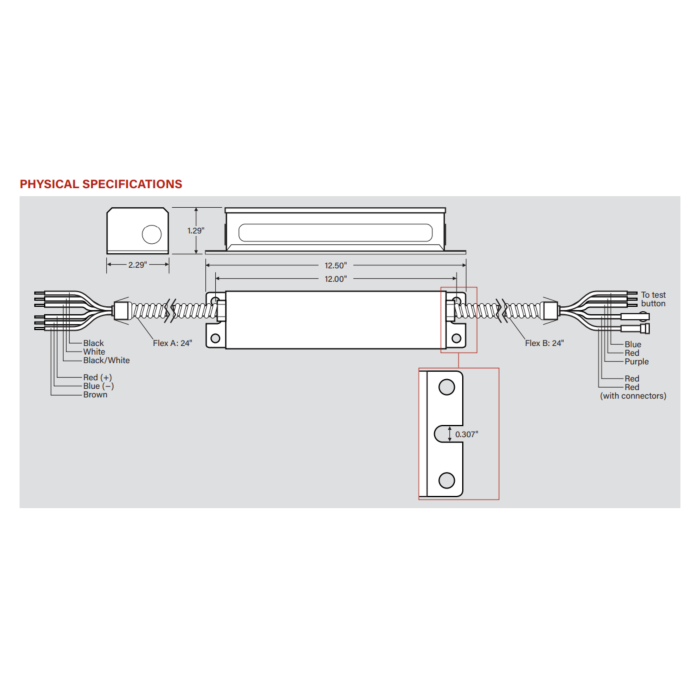KT-EMRG-LED-12C-1200-EN /DF Keystone 12W Constant Wattage LED Emergency Back-Up Driver