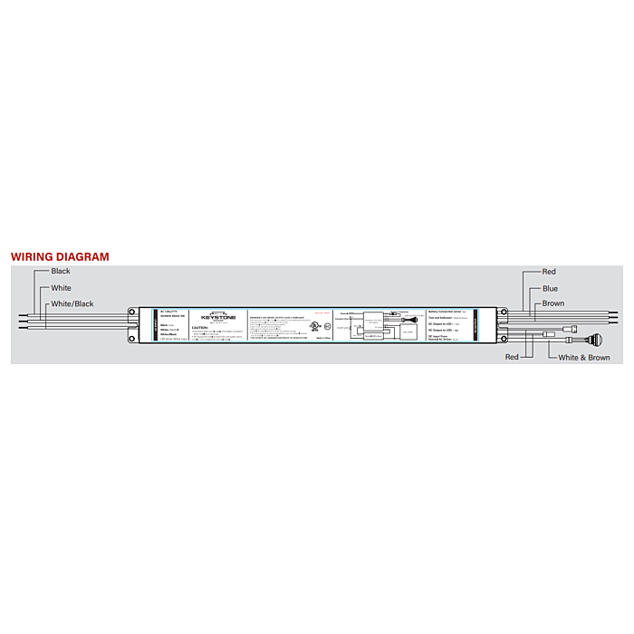 KT-EMRG-LED-14C-1400-EN Keystone 14W Constant Wattage Emergency LED Driver