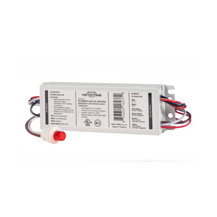 KT-EMRG-LED-4C-400-EN2 Keystone 4W Constant Wattage Smart Safe Emergency LED Driver