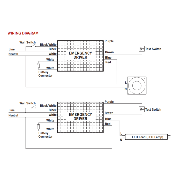 KT-EMRG-LED-5-500-AC Keystone 5W Constant Wattage LED Emergency Back-Up Driver