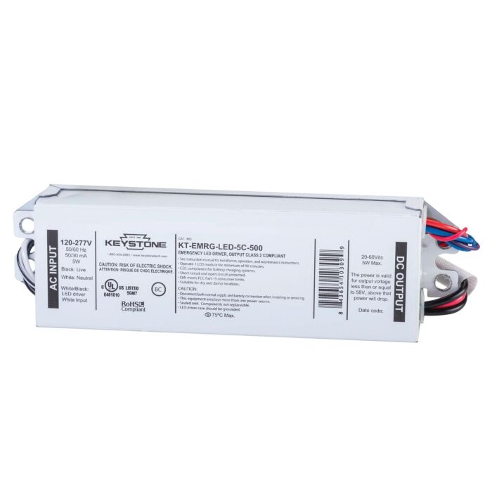 KT-EMRG-LED-5C-500 Keystone 5W Constant Power Emergency LED Driver