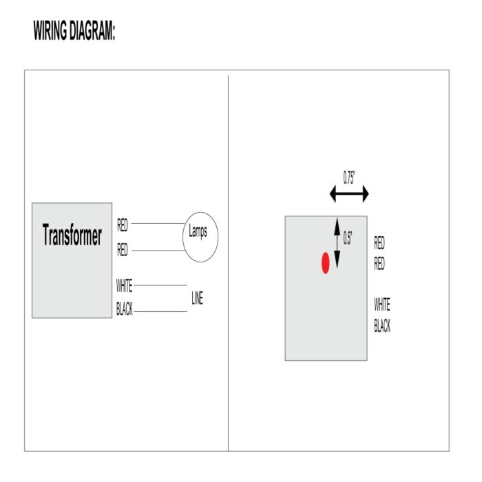Keystone KTET-75-1-SCP-DIM-HV-AL 75 Watt Low Voltage Transformer