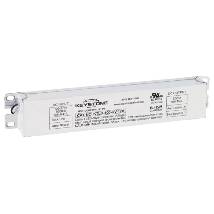 KTLD-100-UV-12V Keystone 96w Constant Voltage LED Driver