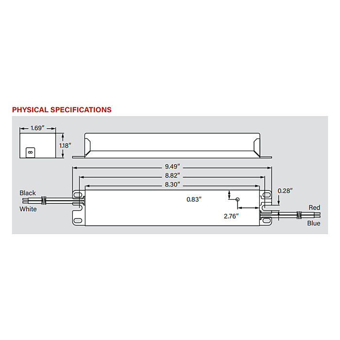KTLD-100-UV-12V Keystone 96w Constant Voltage LED Driver
