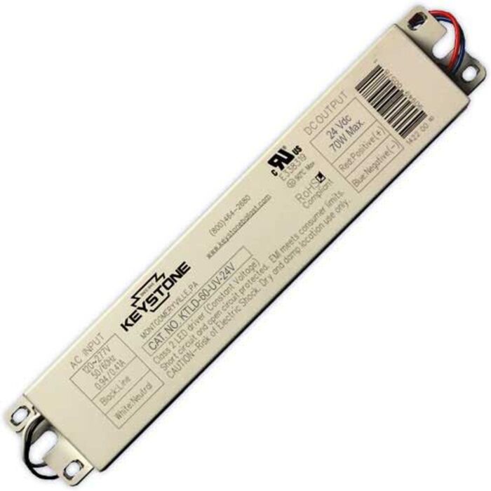 KTLD-60-UV-24V Keystone 60w Constant Voltage LED Driver