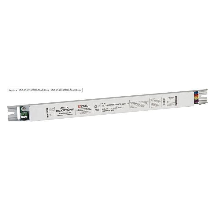 Keystone KTLD-85-UV-SC2600-56-VDIM-U4 Constant Current Programmable LED Driver