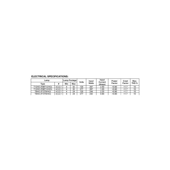 Keystone KTSB-E-0432-14-UV Electronic Sign Ballast