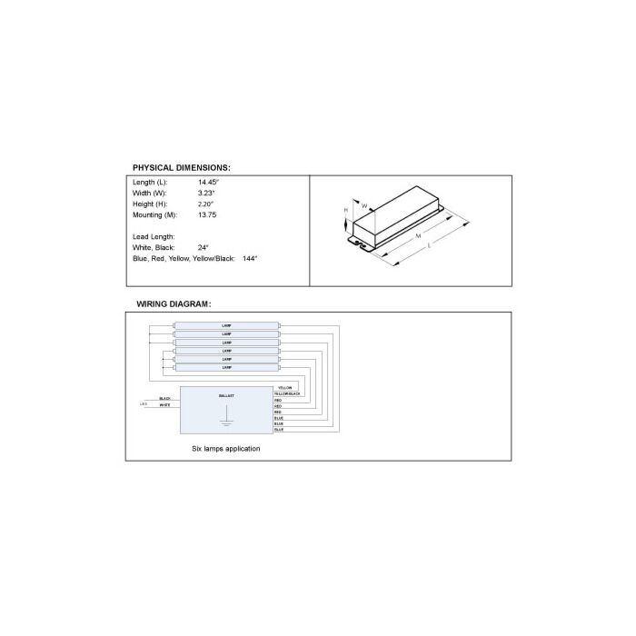 Keystone KTSB-E-0848-46-UV Electronic Sign Ballast