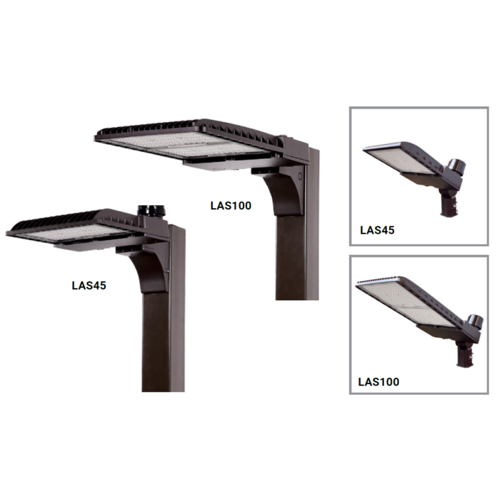 Lumark LAS100P-T3 T3 Distr., Pole Mount Arm Area Light