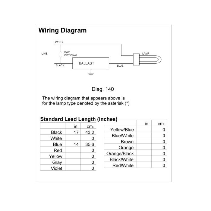 Advance LC-13-TP Magnetic Compact Fluorescent Ballast - *DISCONTINUED*