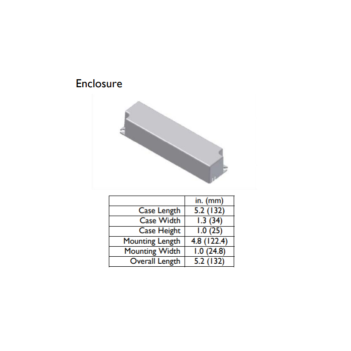 LED120A0700C28DO Advance Xitanium 20w Constant Current LED Driver