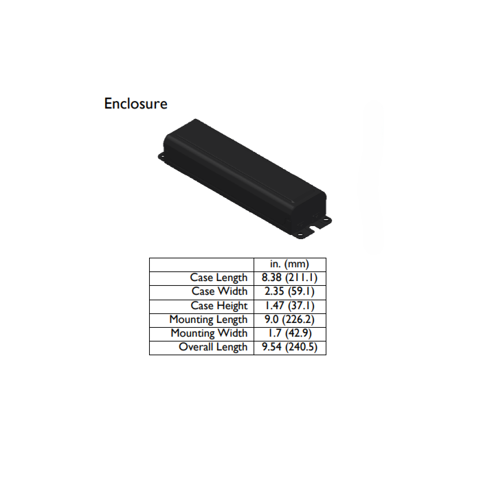 LEDINTA0024V30DLO Advance Xitanium 72w Constant Voltage LED Driver
