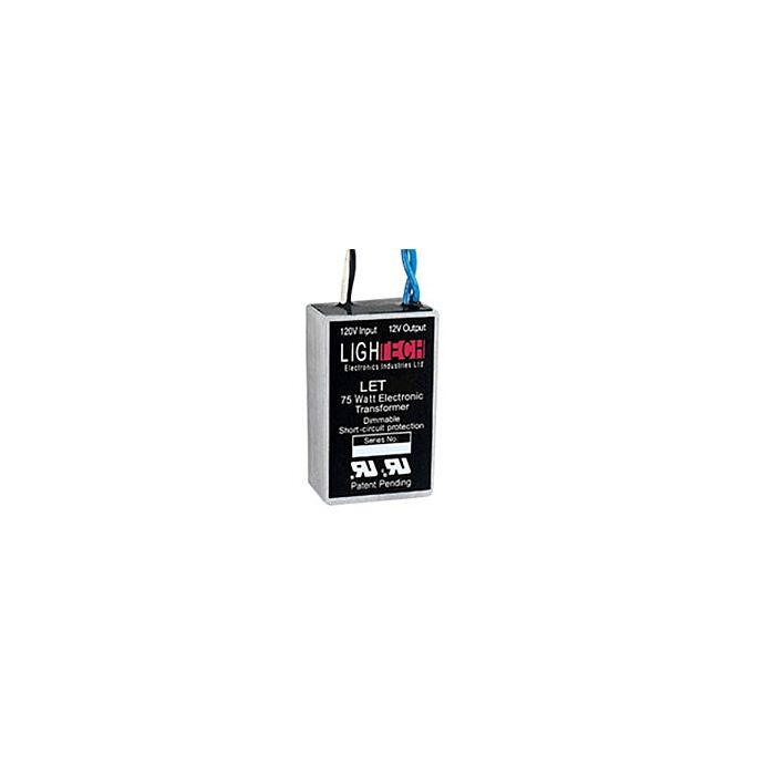 Lightech LET-75 Dimmable Halogen Transformer 75 Watts