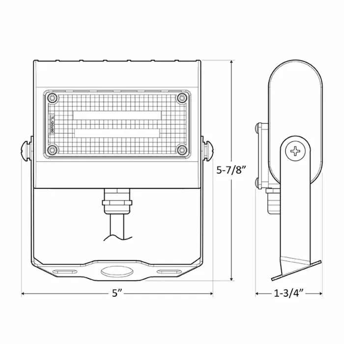 Westgate LFX-XS-15W-40K-TR - X-Gen. Extra Small Flood Lights with U Bracket, 15W, 4000K