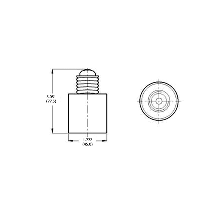 E26 Medium to E39 Mogul Extender Socket