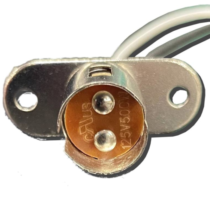 BA15d DC Bayonet Base - Flange Mount with 10" Lead Wires
