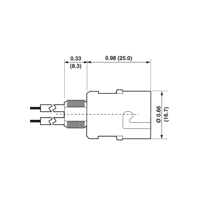 DC Bayonet Base - IP with Leads