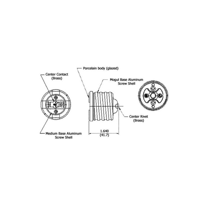 Mogul to Medium Reducer 