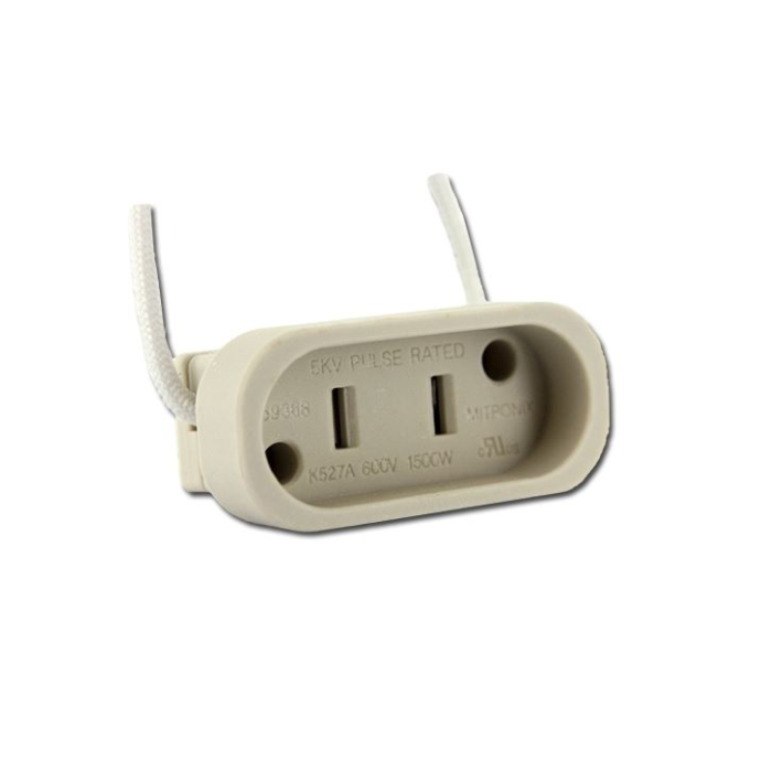 Incandescent Mogul End Prong - 5KV Pulse Rated with Leads
