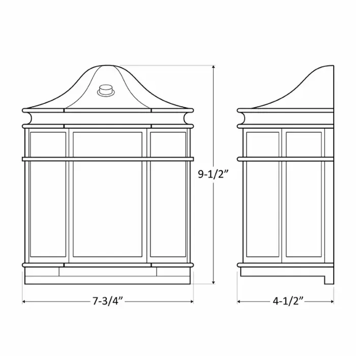 Westgate MFG LRS-A-MCT-PC - LED Residential Lantern With Photocell