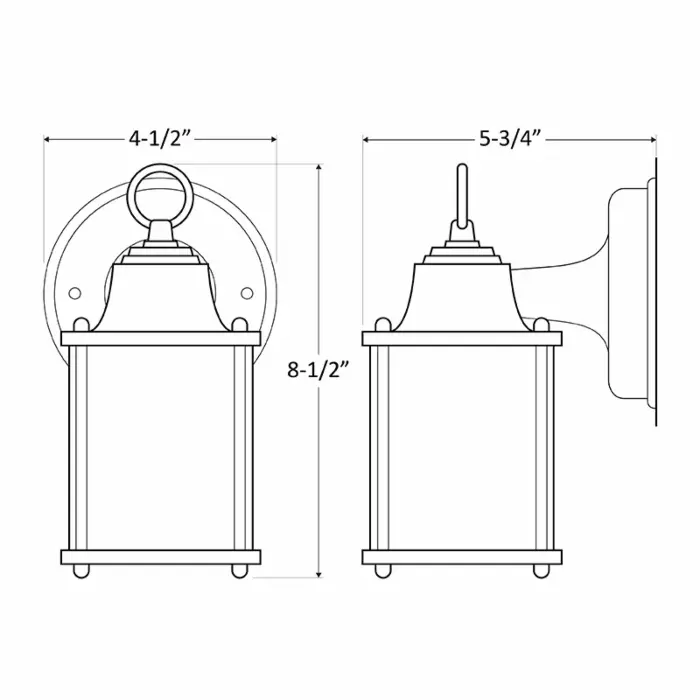 Westgate MFG LRS-B-MCT-PC - LED Residential Lantern With Photocell