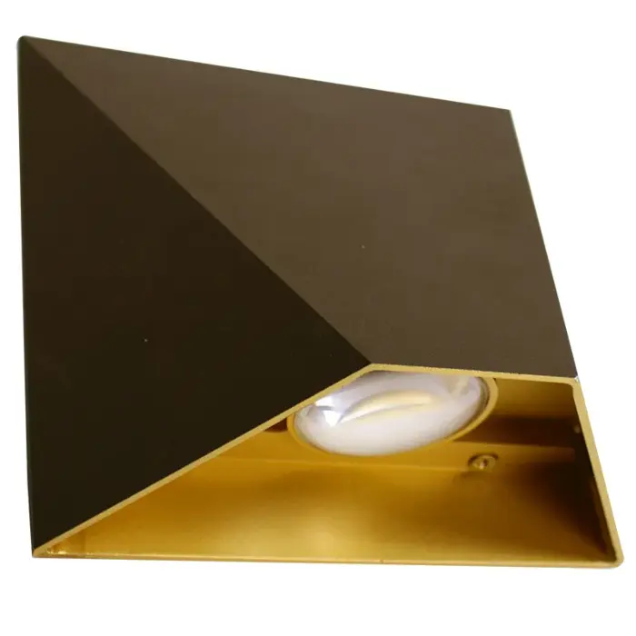 Westgate MFG LRS-O2-MCT-BR - Die-Cast Modern Wall Sconces, 9W, 3000K/4000K/5000K