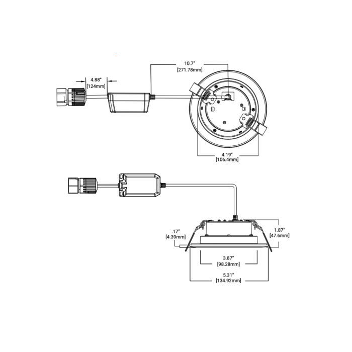 Halo LTQL4069S1EDM (1) 4" LTQL Fixture*