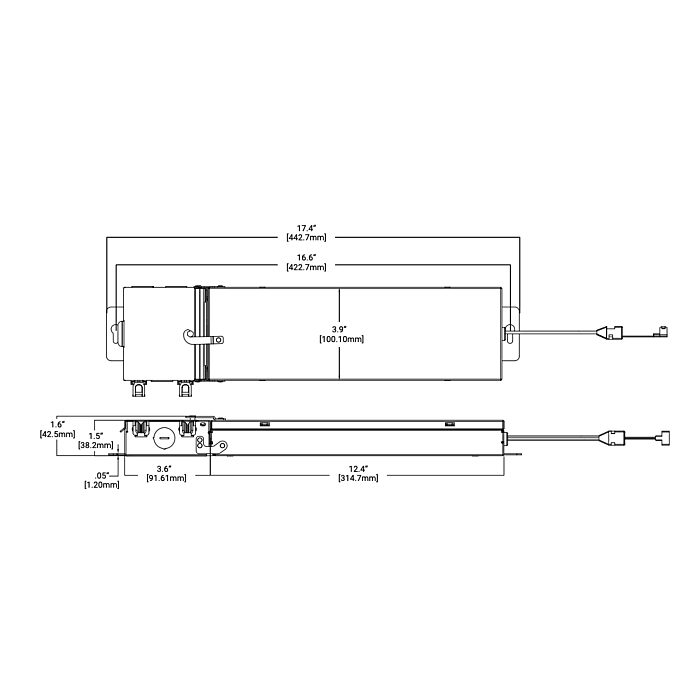 Halo LTQL6069S1EDM (1) 6" LTQL Fixture*