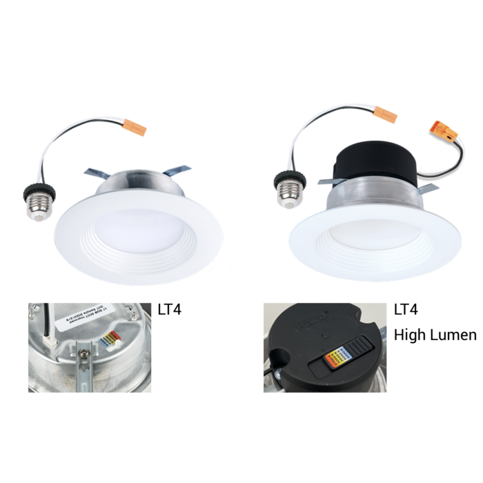 Halo LT4069FS1EWHR LT4 4" Recessed Baffle LED Trim