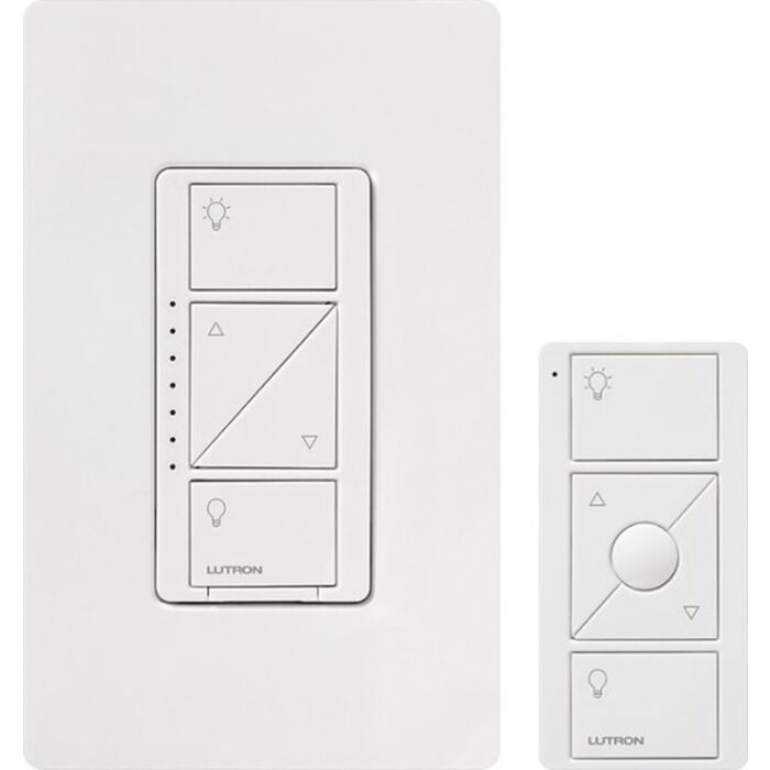 Lutron Caseta P-PKG1W-WH Dimmer Kit for wall and ceiling lights - White