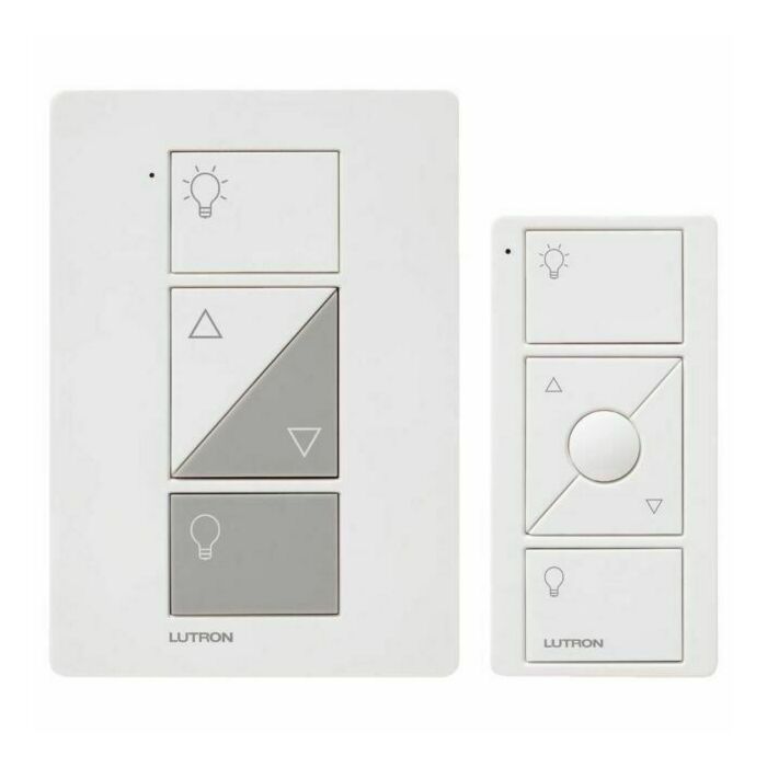 Lutron Caseta P-PKG1P-WH Dimmer Kit for table and floor lamps - White