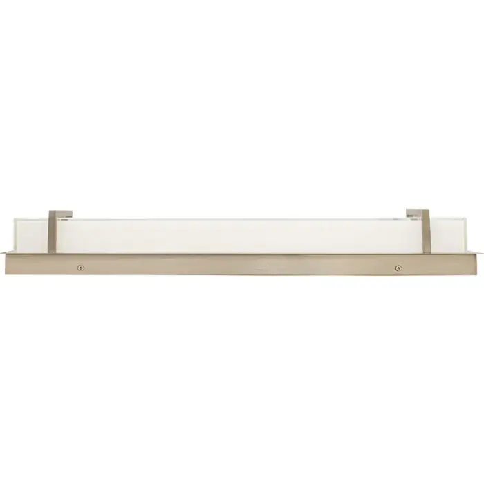 Westgate MFG LVA-24-MCT5-BN 24in Multi-CCT Vanity Light with Cube PC Lens, 16W, 2700K/3000K/3500K/4000K/5000K
