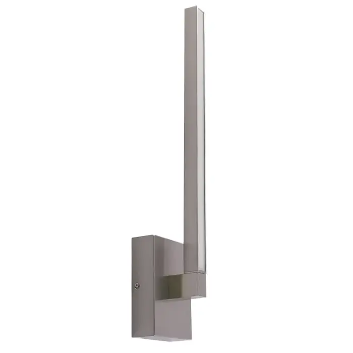 Westgate MFG LVS-WS-21-MCT5-BN 21in. Slim Rotatable Vanity Lights and Sconces, 14W, 27K/30K/35K/40K/50K, Brushed Nickel