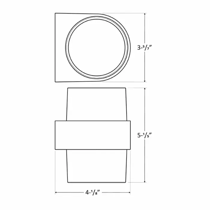 Westgate MFG LVW-110-UD-MCT-ORB 12V LED Mini Wall Sconce, 6W, 3000K/4000K/5000K