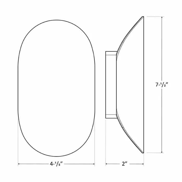 Westgate MFG LVW-310-MCT-WH 12V LED Mini Wall Sconce, 6W, 3500K/4000K/5000K