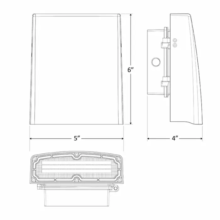 Westgate LWAX-SM-12W-50K LED Adjustable Cutoff Wall Pack