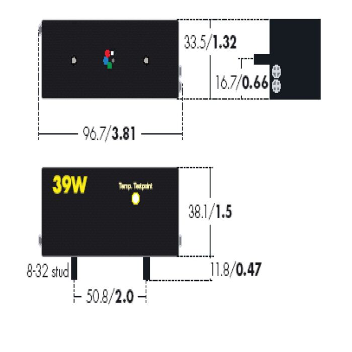 Vossloh Schwabe MTm3912CK-7EUN-J  39 Watt 20 Watt Electroinic Metal Halide Ballast