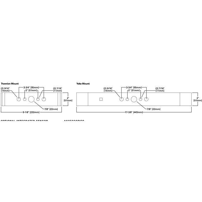 Lumark NFFLD-C40-T Medium, Trunnion