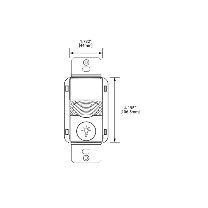 Greengate ONW-D-1001-MV-W Dual Tech Wall Sensor