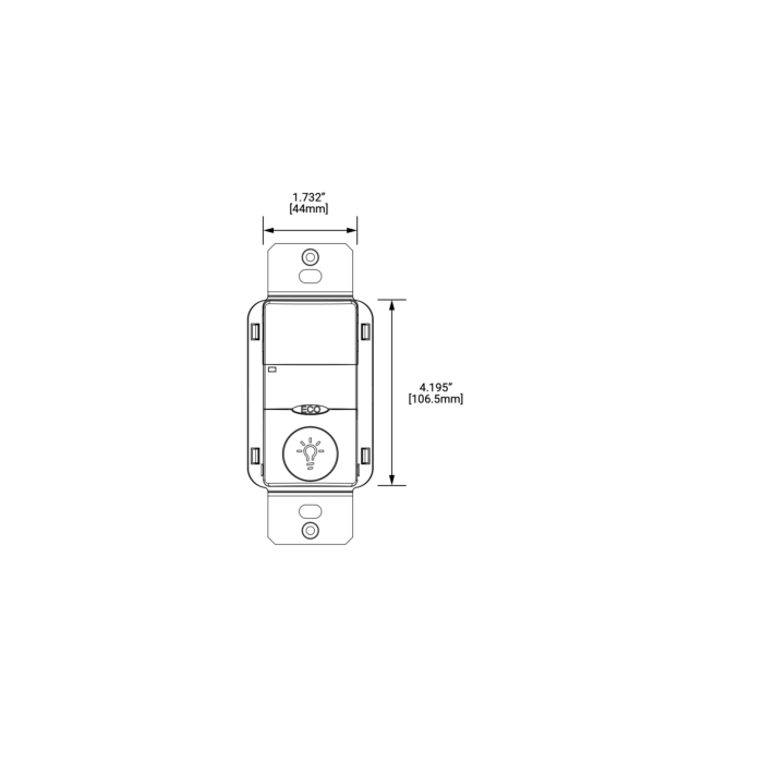 Greengate ONW-P-1001-MV-W PIR Wall Sensor