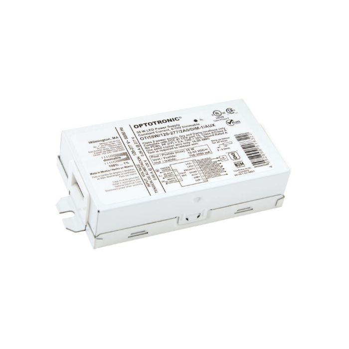 57358 / 274A1P eldoLED OTI55W1202772A0DIM1JAUX OPTOTRONIC Indoor Compact 55w Constant Current LED Driver