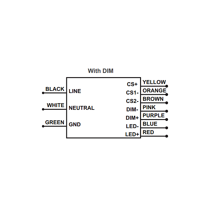 57436 / 2743WK eldoLED OT35WUNV0A7CSDIML OPTOTRONIC 35w Constant Current LED Driver - *DISCONTINUED*