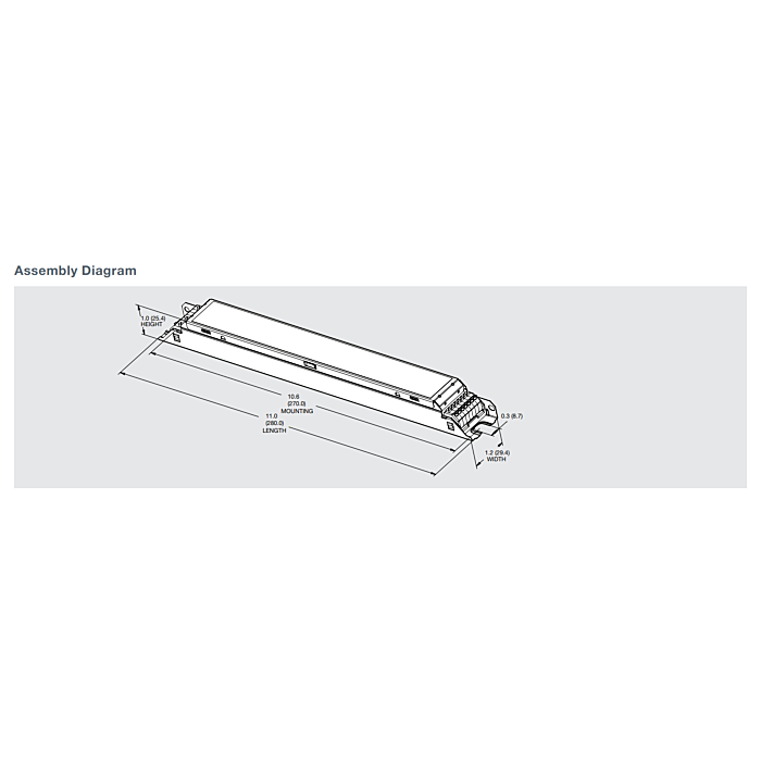 57439 / 2743WN eldoLED OT50WUNV1A4CSL OPTOTRONIC Indoor Linear 50w Constant Current LED Driver