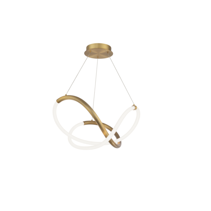 WAC PD-19324-AB Solo Pendant 3000K