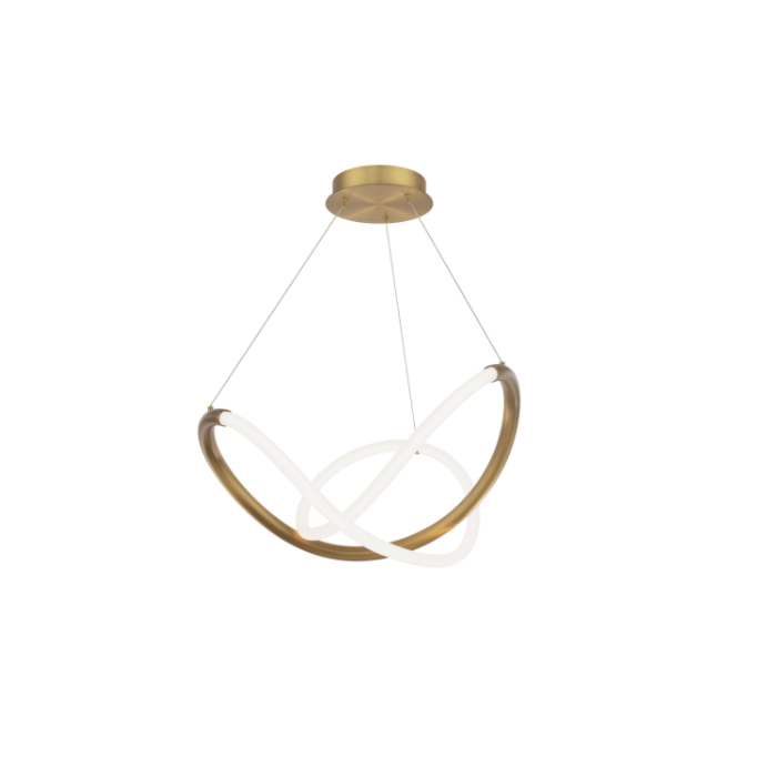 WAC PD-19324-AB Solo Pendant 3000K
