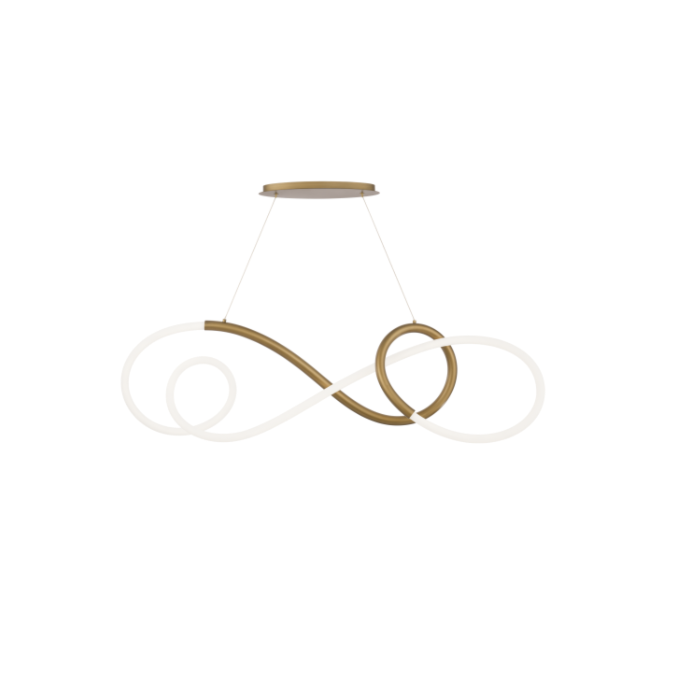 WAC PD-19348-AB Solo Pendant 3000K