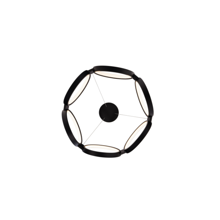 WAC PD-21324-BK Solitaire Pendant 3000K
