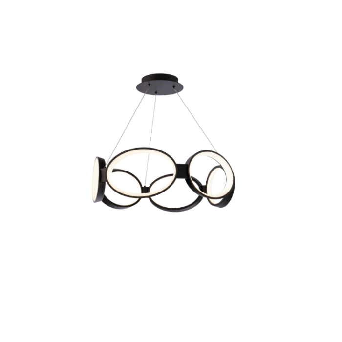 WAC PD-21324-BK Solitaire Pendant 3000K