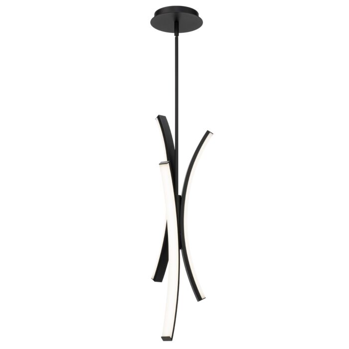 WAC PD-29425-27-BK Tusk Mini Pendant 4CCT - Black Finish Sconce
